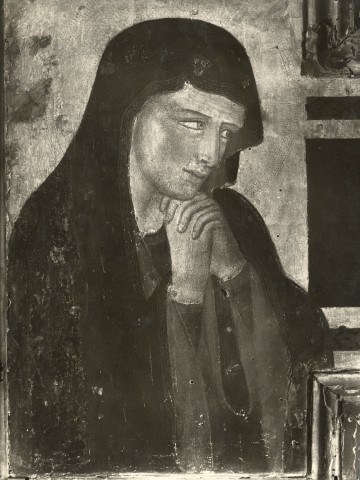 Foto Reali — Anonimo fiorentino sec. XIV - Madonna addolorata — particolare